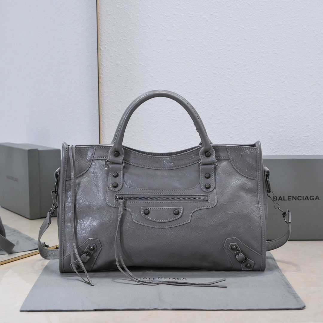 Balenciaga 2024 City Motorcycle Bag - Vintage Luxe Redefined OdorResistant 61049