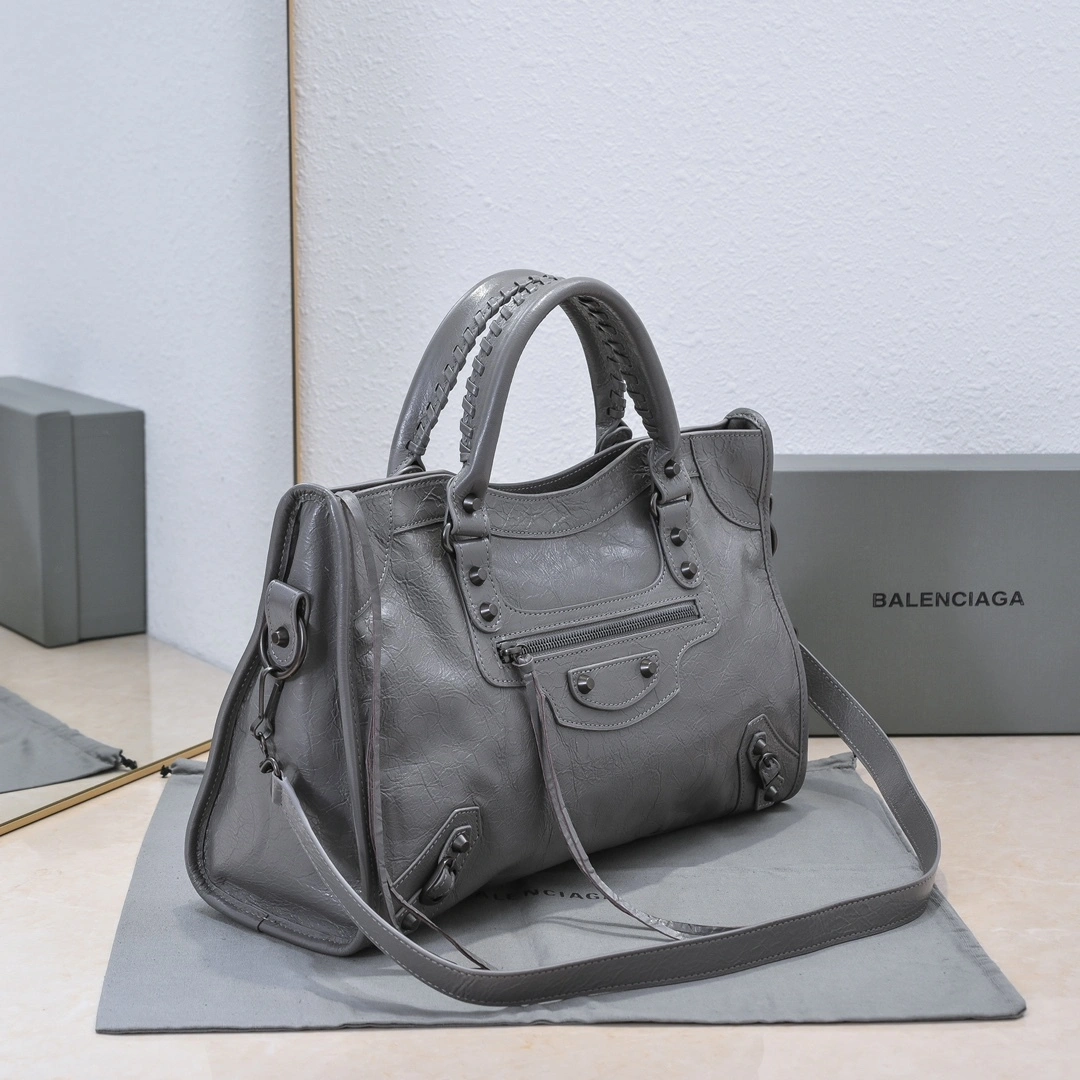 Balenciaga 2024 City Motorcycle Bag - Vintage Luxe Redefined OdorResistant 61049