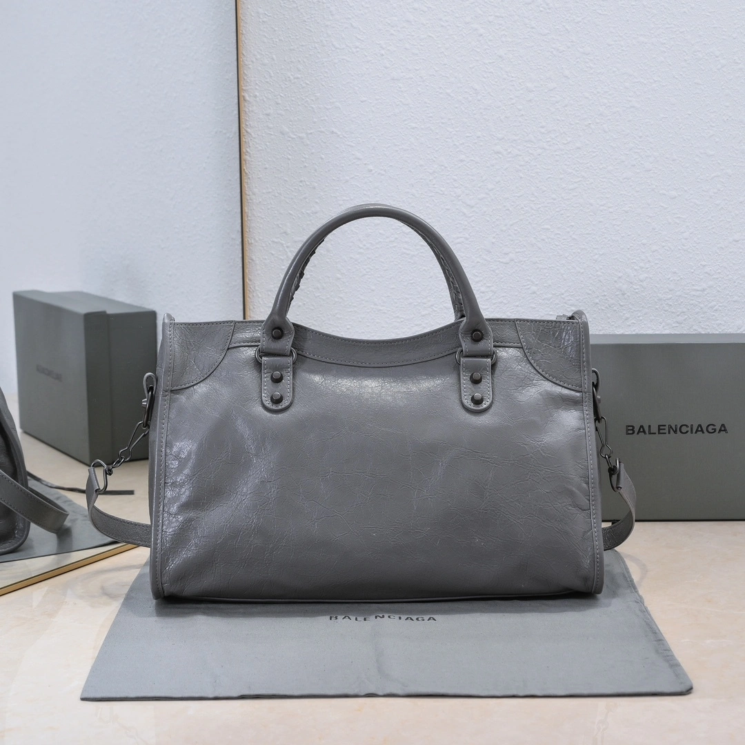 Balenciaga 2024 City Motorcycle Bag - Vintage Luxe Redefined OdorResistant 61049
