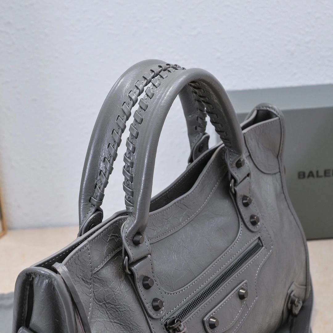Balenciaga 2024 City Motorcycle Bag - Vintage Luxe Redefined OdorResistant 61049