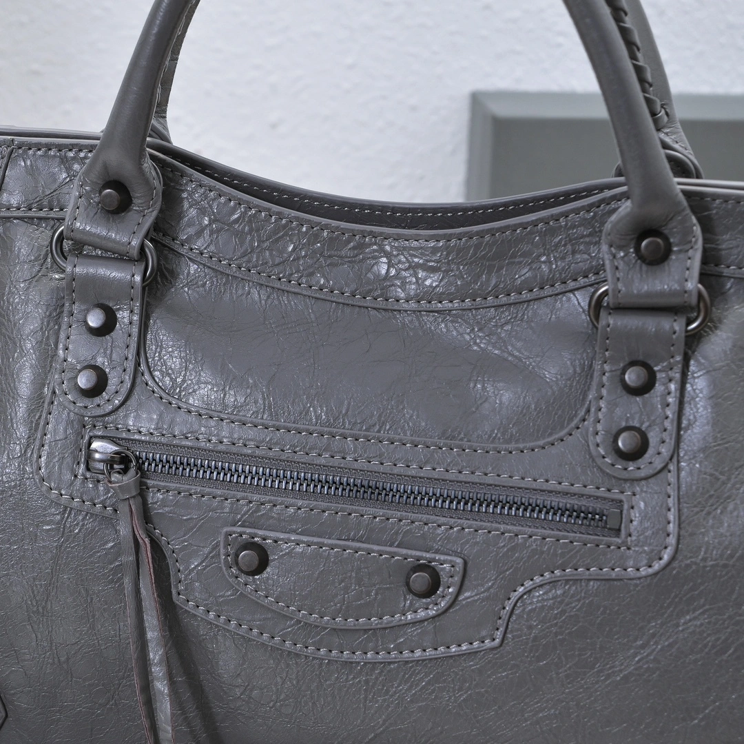 Balenciaga 2024 City Motorcycle Bag - Vintage Luxe Redefined OdorResistant 61049