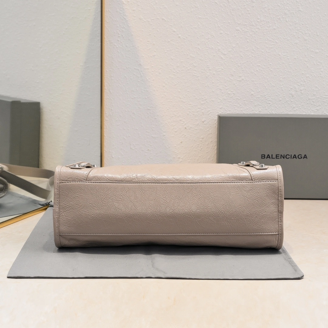 Refined Balenciaga 2024  Lie City Motorcycle Bag 61045