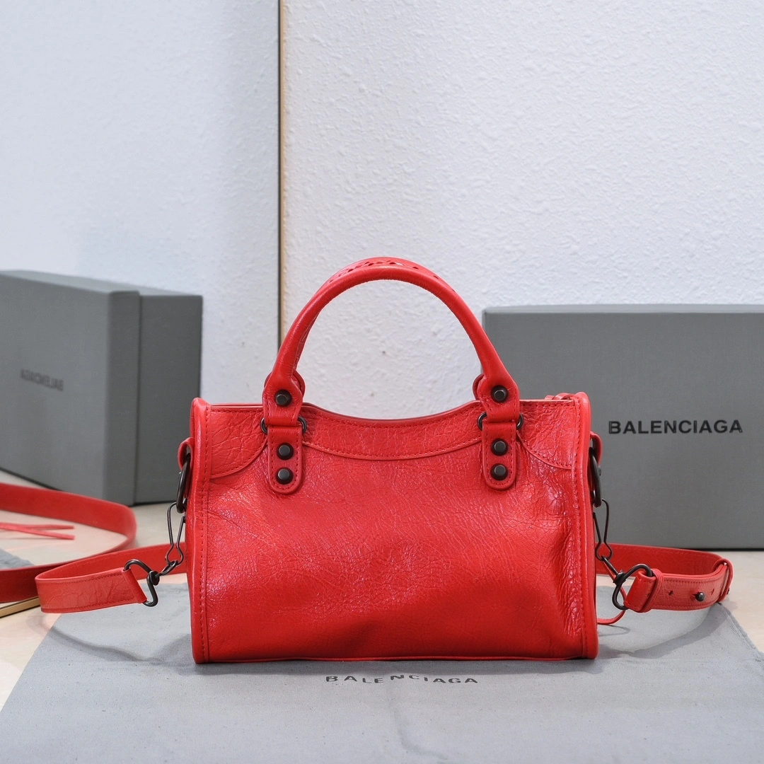 FreshLook Balenciaga 2024  Lie City Motorcycle Bag 61022