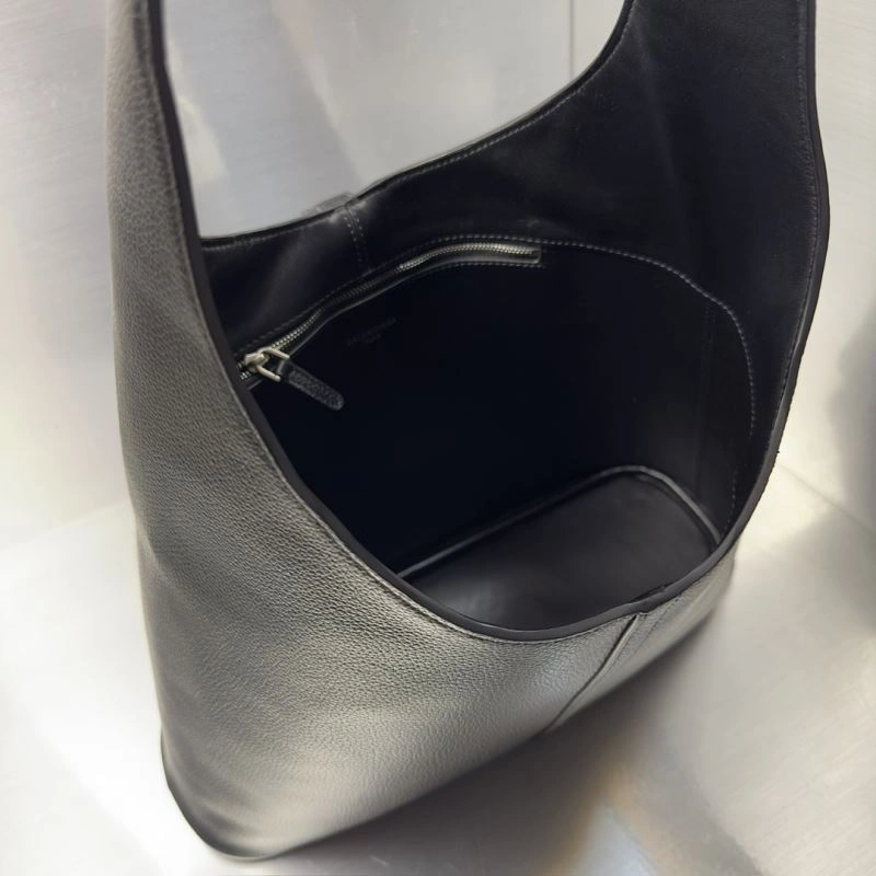 HighPerformance Balenciaga 2024 Large Locker Hobo Bag with Silver Lock Detail 75262