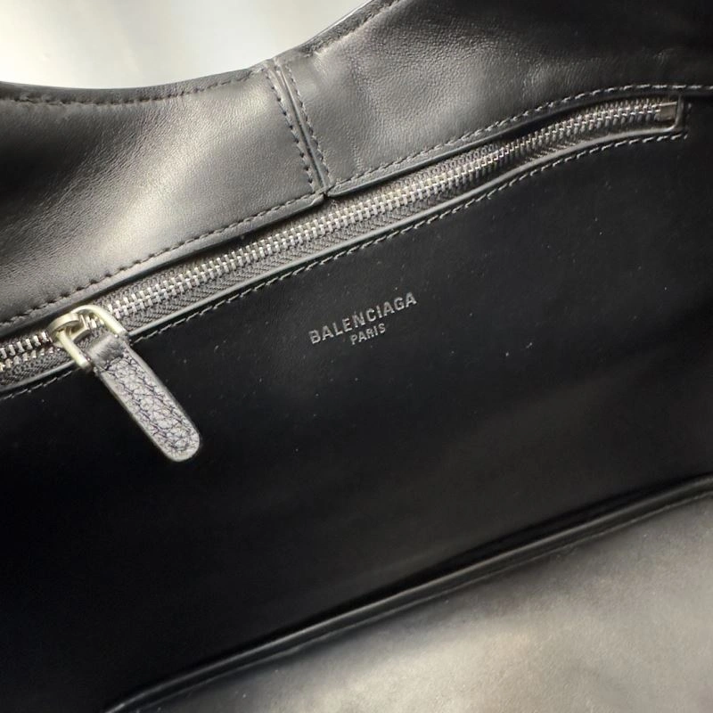 HighPerformance Balenciaga 2024 Large Locker Hobo Bag with Silver Lock Detail 75262