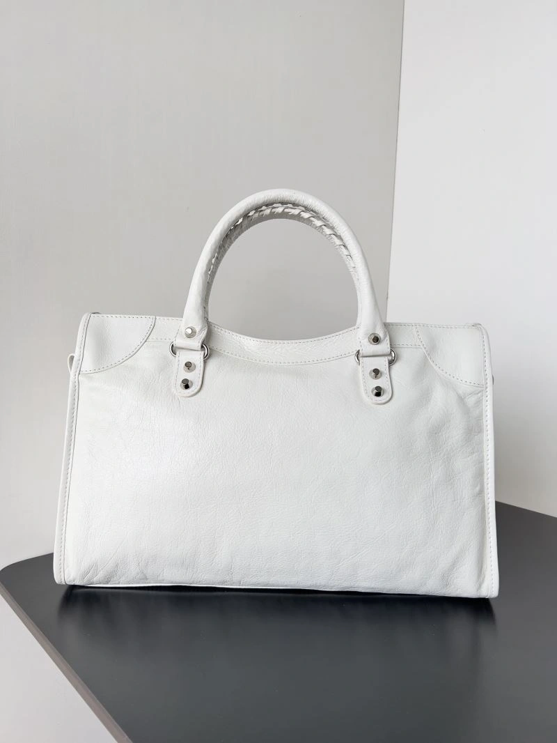 Balenciaga 2024 Le City  Biker Handbag in Sweet Tones Durable 70068