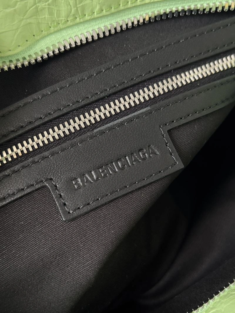 Balenciaga 2024 Le City S  Studded Handbag in Green SmartChoice 70070