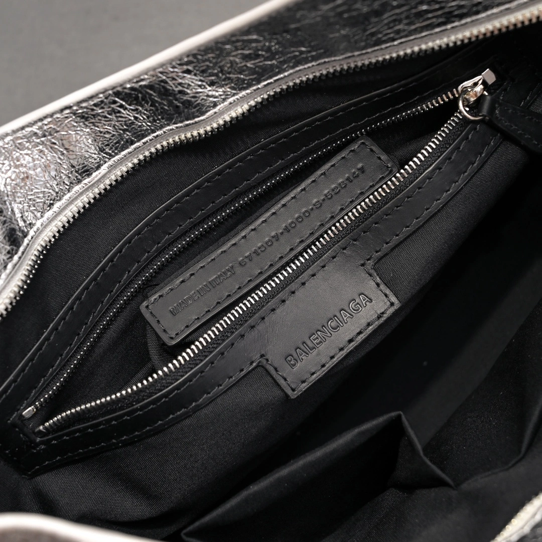 Balenciaga 2024 Lie City  Motorcycle Bag SoftTouch 61046