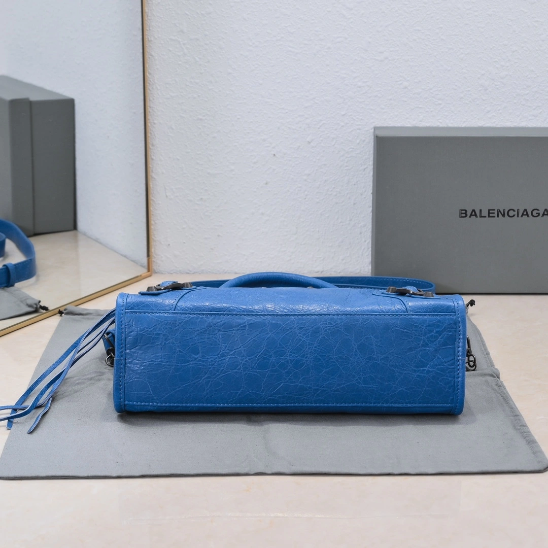 Balenciaga 2024 Lie City Motorcycle Bag -  Revived Vibrant 61081