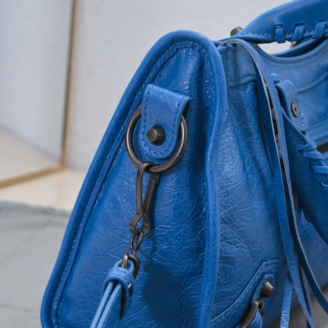 Balenciaga 2024 Lie City Motorcycle Bag -  Revived Vibrant 61081
