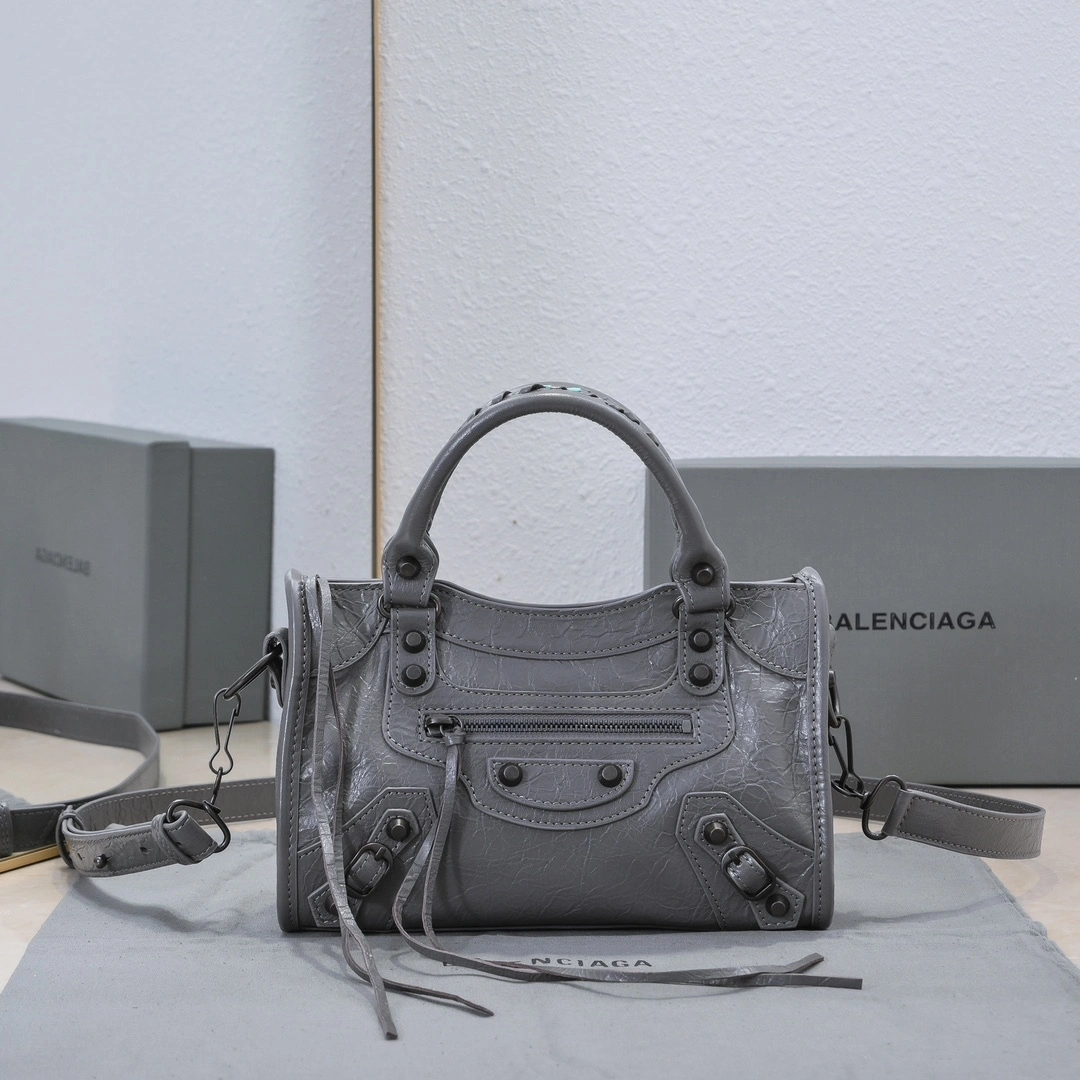 Balenciaga 2024 Lie City Motorcycle Bag - Vintage  Redefined WrinkleFree 61010