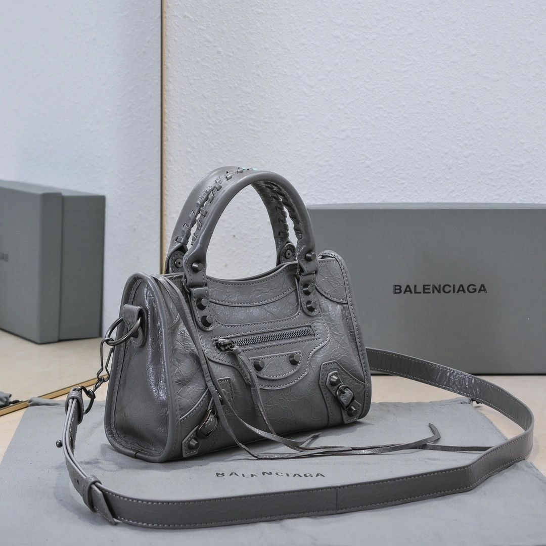 Balenciaga 2024 Lie City Motorcycle Bag - Vintage  Redefined WrinkleFree 61010