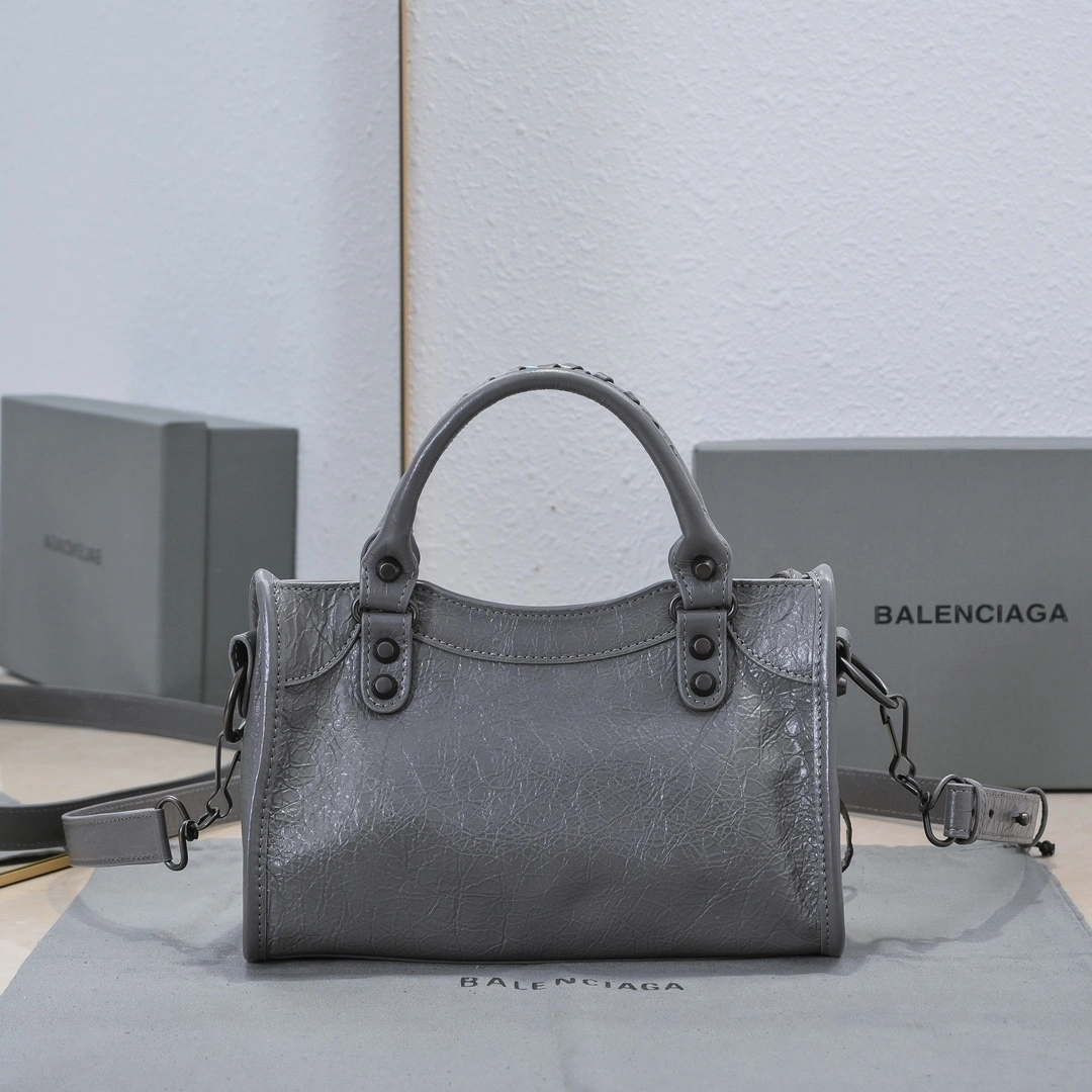 Balenciaga 2024 Lie City Motorcycle Bag - Vintage  Redefined WrinkleFree 61010