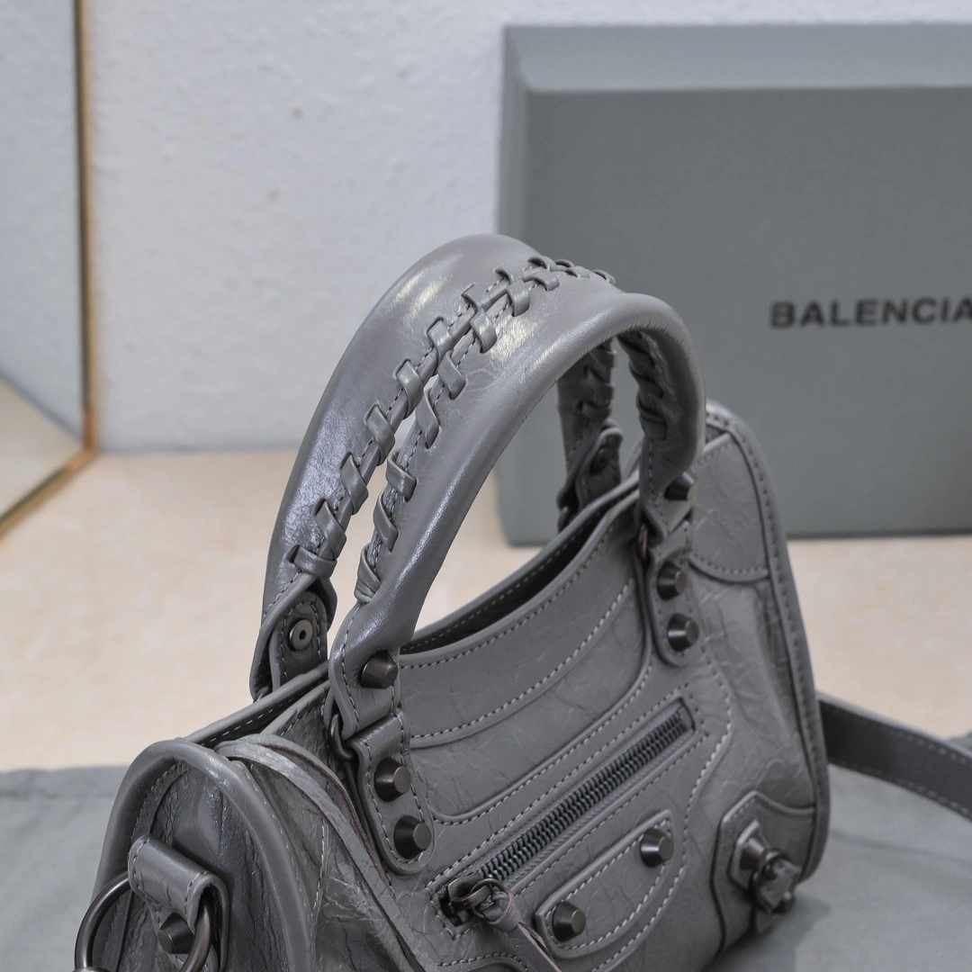Balenciaga 2024 Lie City Motorcycle Bag - Vintage  Redefined WrinkleFree 61010