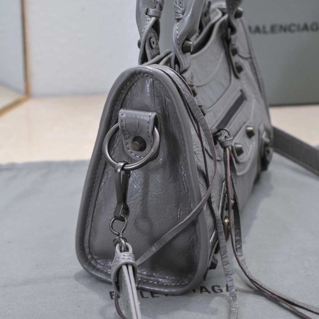 Balenciaga 2024 Lie City Motorcycle Bag - Vintage  Redefined WrinkleFree 61010