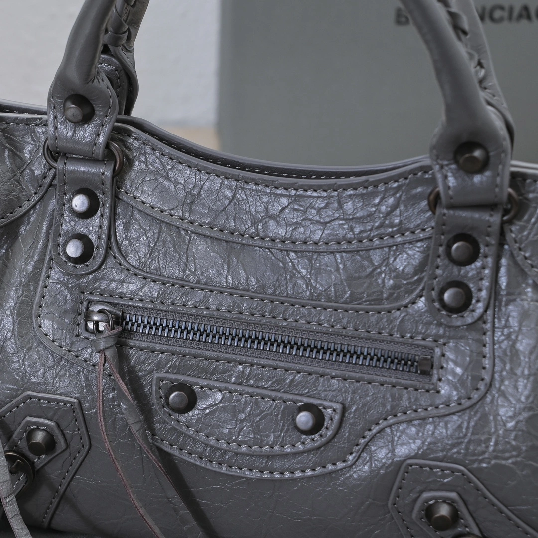 Balenciaga 2024 Lie City Motorcycle Bag - Vintage  Redefined WrinkleFree 61010
