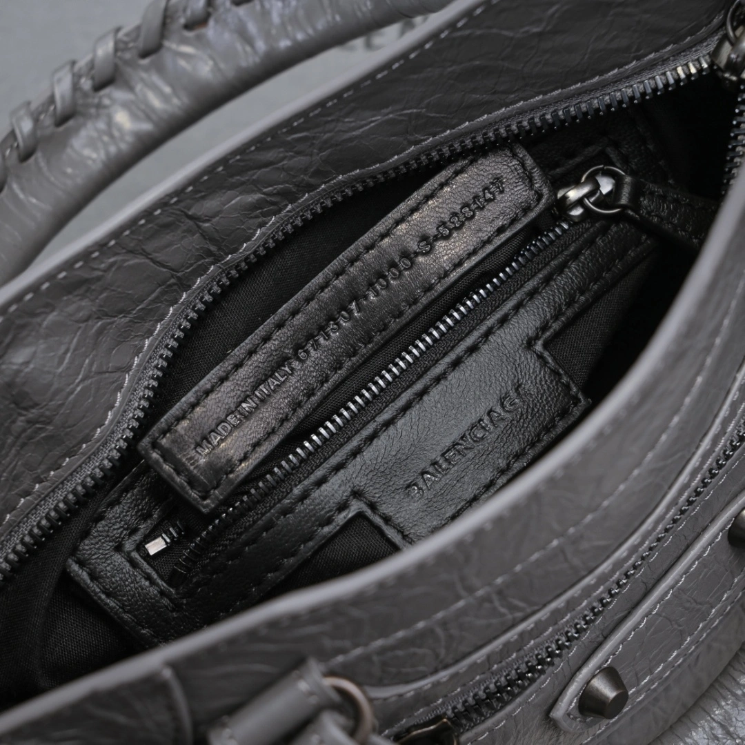Balenciaga 2024 Lie City Motorcycle Bag - Vintage  Redefined WrinkleFree 61010