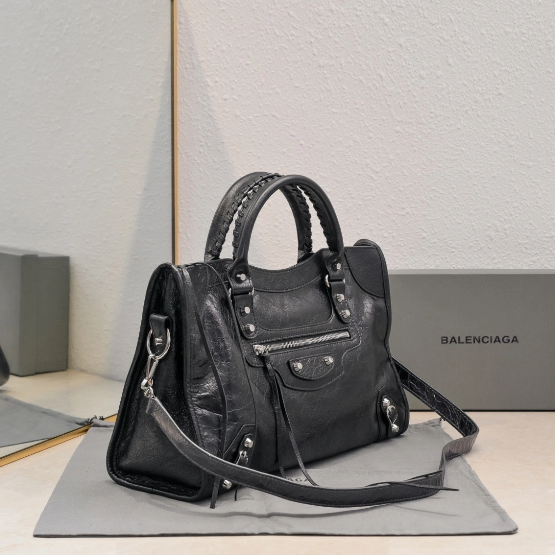 Balenciaga 2024 Lie City Motorcycle Bag - Vintage  Reimagined Sleek 61059