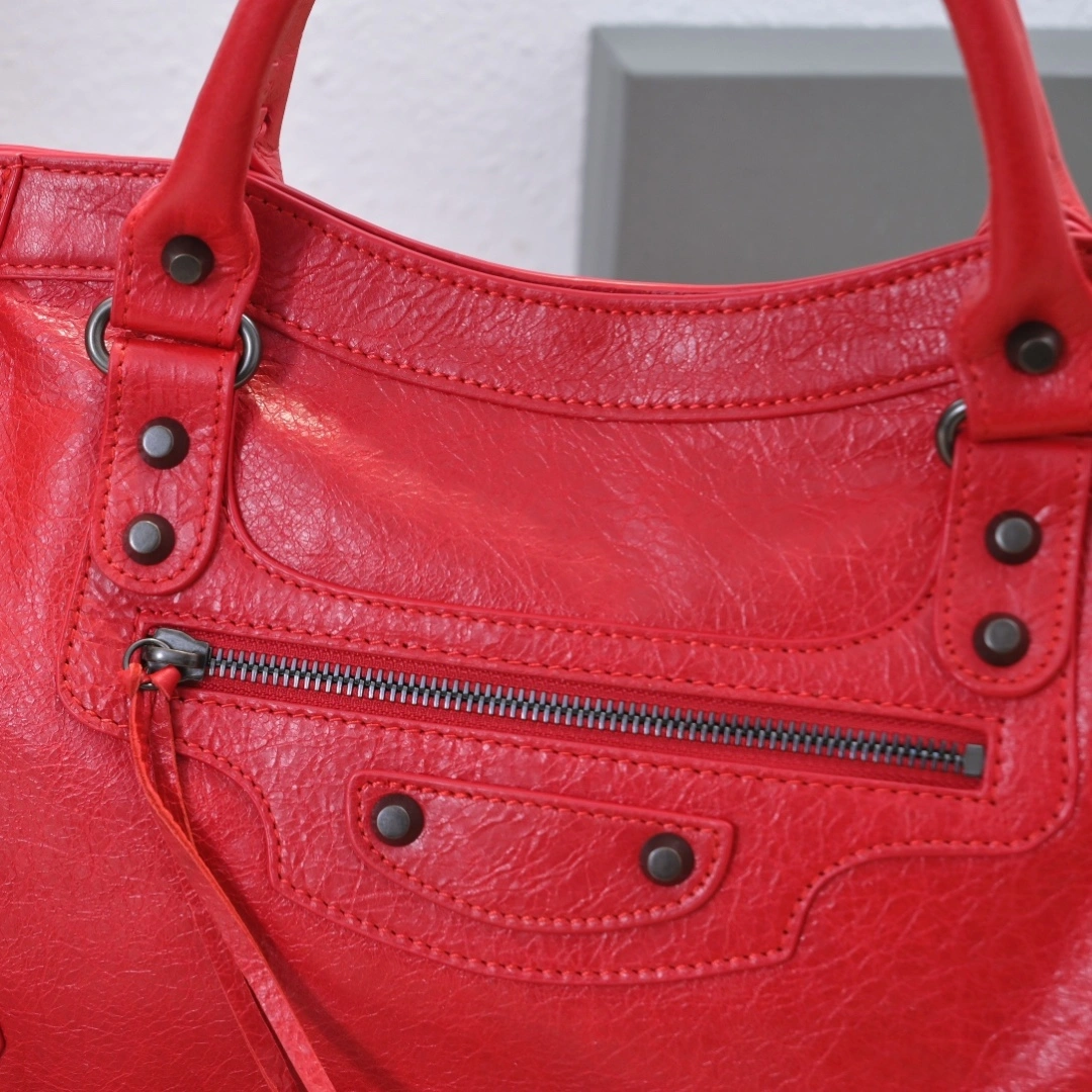 Bold Balenciaga 2024 Lie City Motorcycle Bag - Vintage  Revival 61035