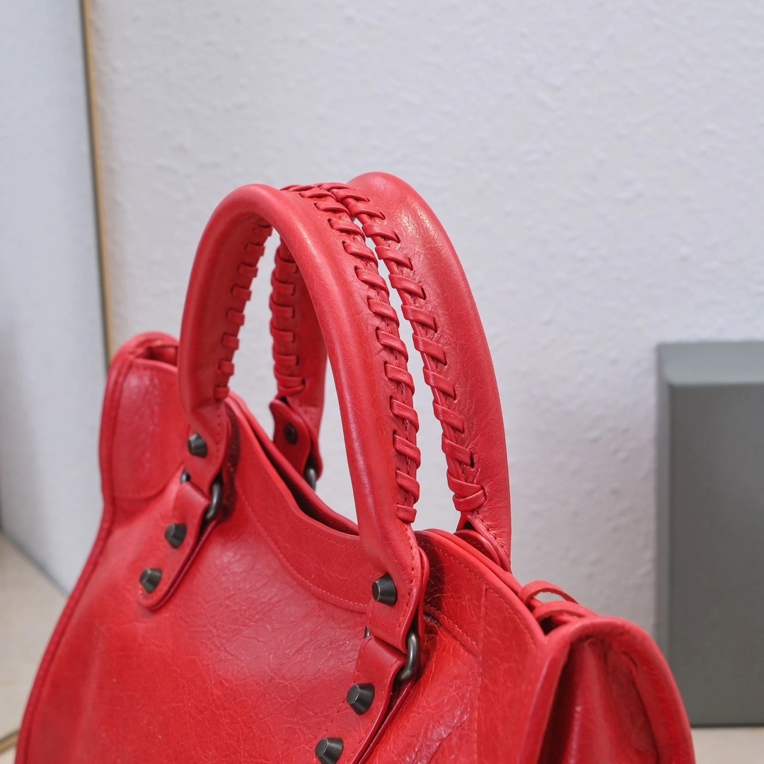 Bold Balenciaga 2024 Lie City Motorcycle Bag - Vintage  Revival 61035