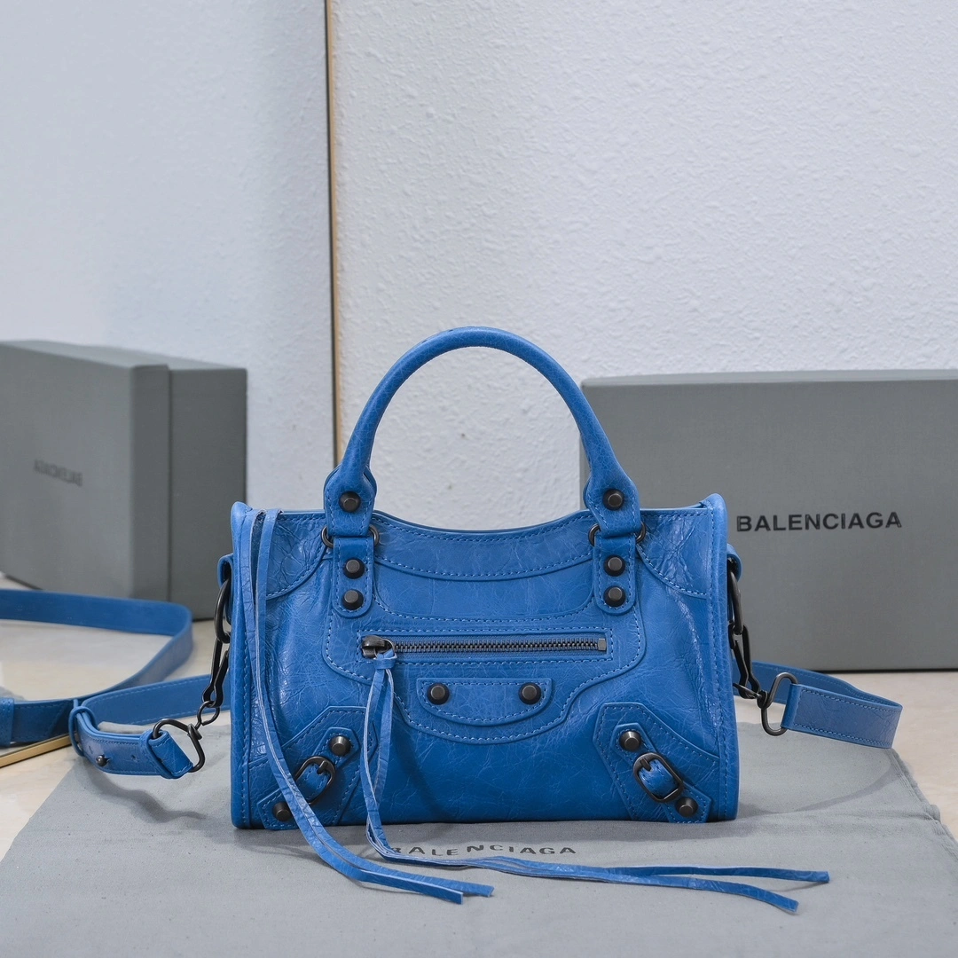 AllSeason Balenciaga 2024 Lie City Motorcycle Bag - Vintage Revival 61001