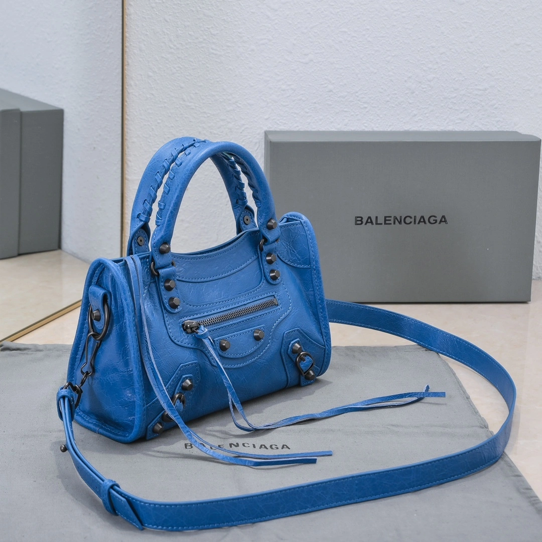 AllSeason Balenciaga 2024 Lie City Motorcycle Bag - Vintage Revival 61001