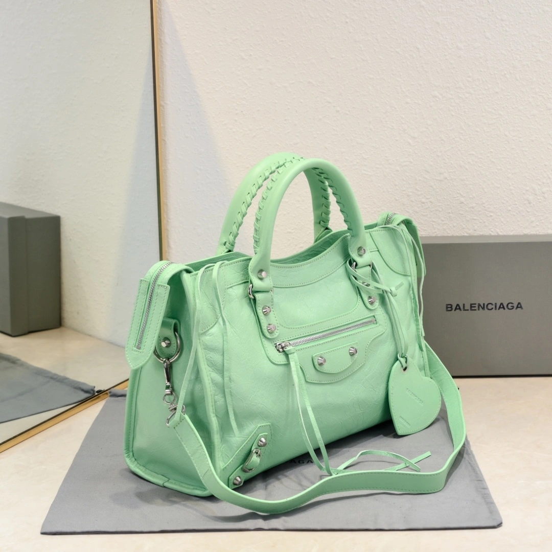 Balenciaga 2024 Lie City Studded Motorcycle Bag SportInspired 61029