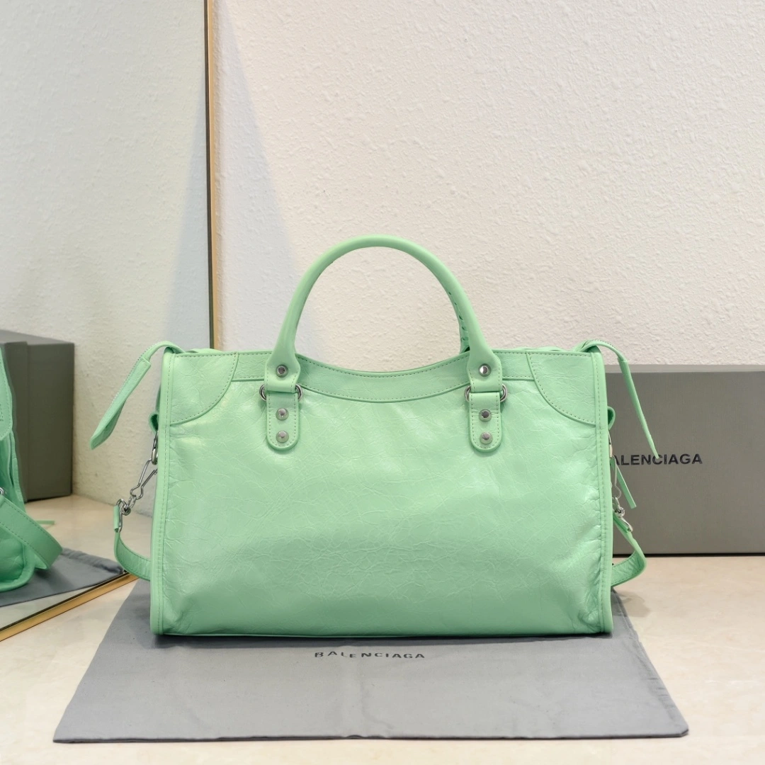 Balenciaga 2024 Lie City Studded Motorcycle Bag SportInspired 61029