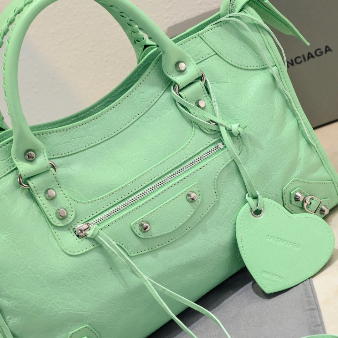 Balenciaga 2024 Lie City Studded Motorcycle Bag SportInspired 61029