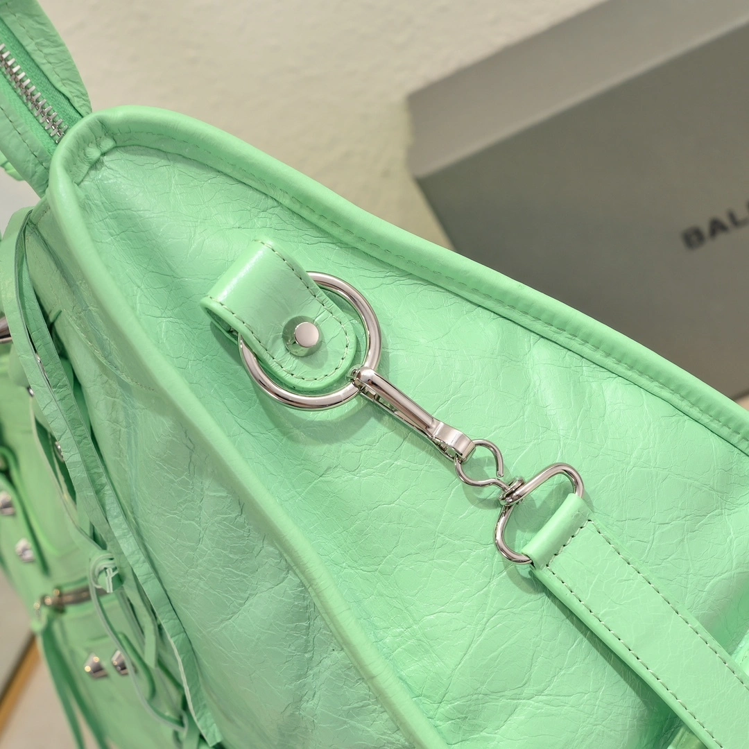 Balenciaga 2024 Lie City Studded Motorcycle Bag SportInspired 61029