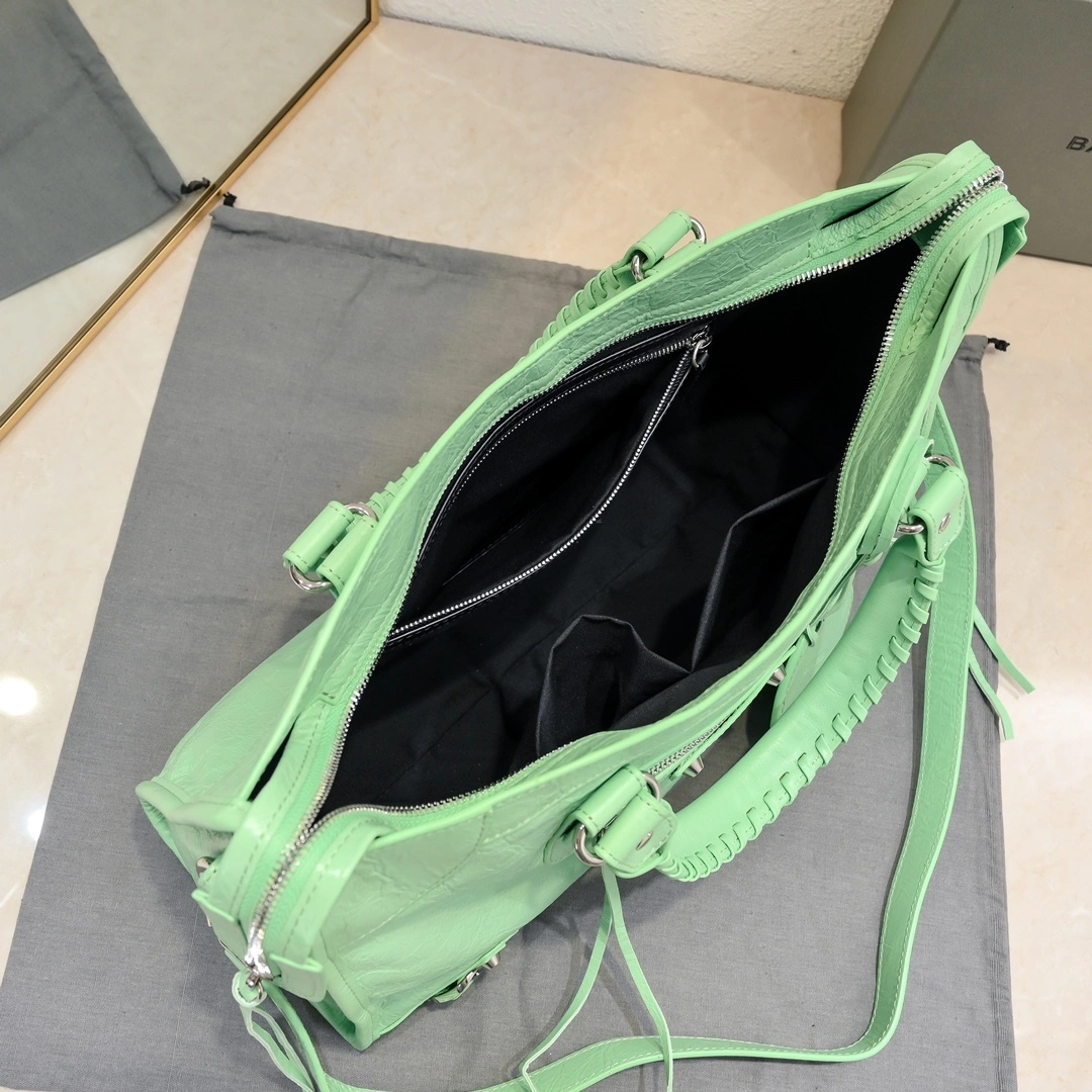 Balenciaga 2024 Lie City Studded Motorcycle Bag SportInspired 61029