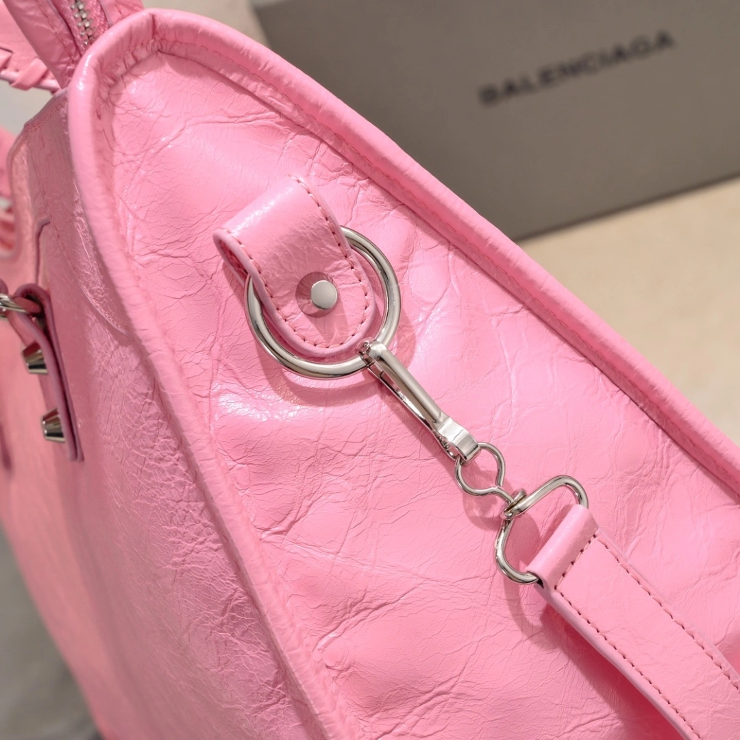 Balenciaga 2024 Lie City Studded Motorcycle Bag Premium 61026