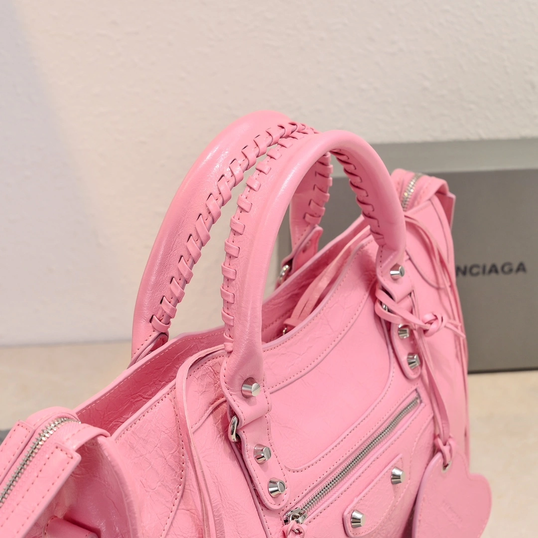 Balenciaga 2024 Lie City Studded Motorcycle Bag Premium 61026