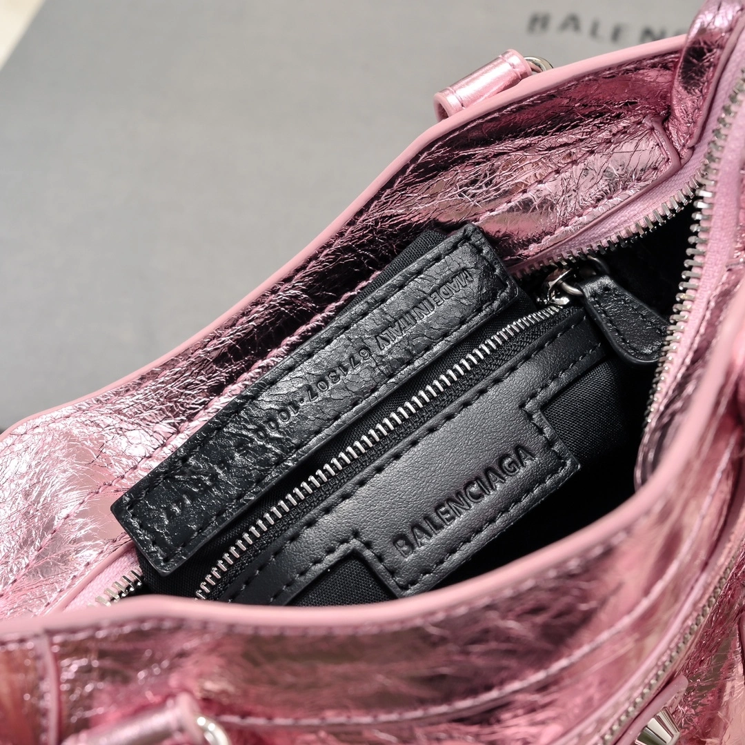 Balenciaga 2024 Lie City Studded Motorcycle Bag Sustainable 61044