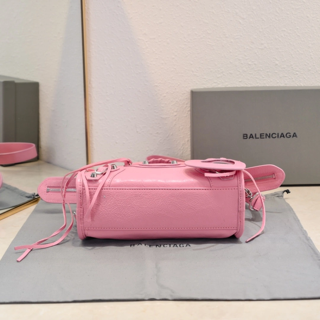 Balenciaga 2024 Lie City Studded Motorcycle Bag Efficient 61052