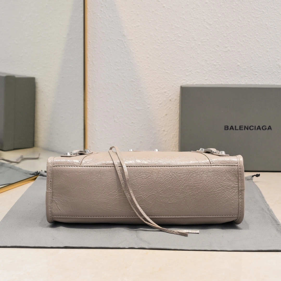 Balenciaga 2024 Lie City Studded Motorcycle Bag Modern 61012