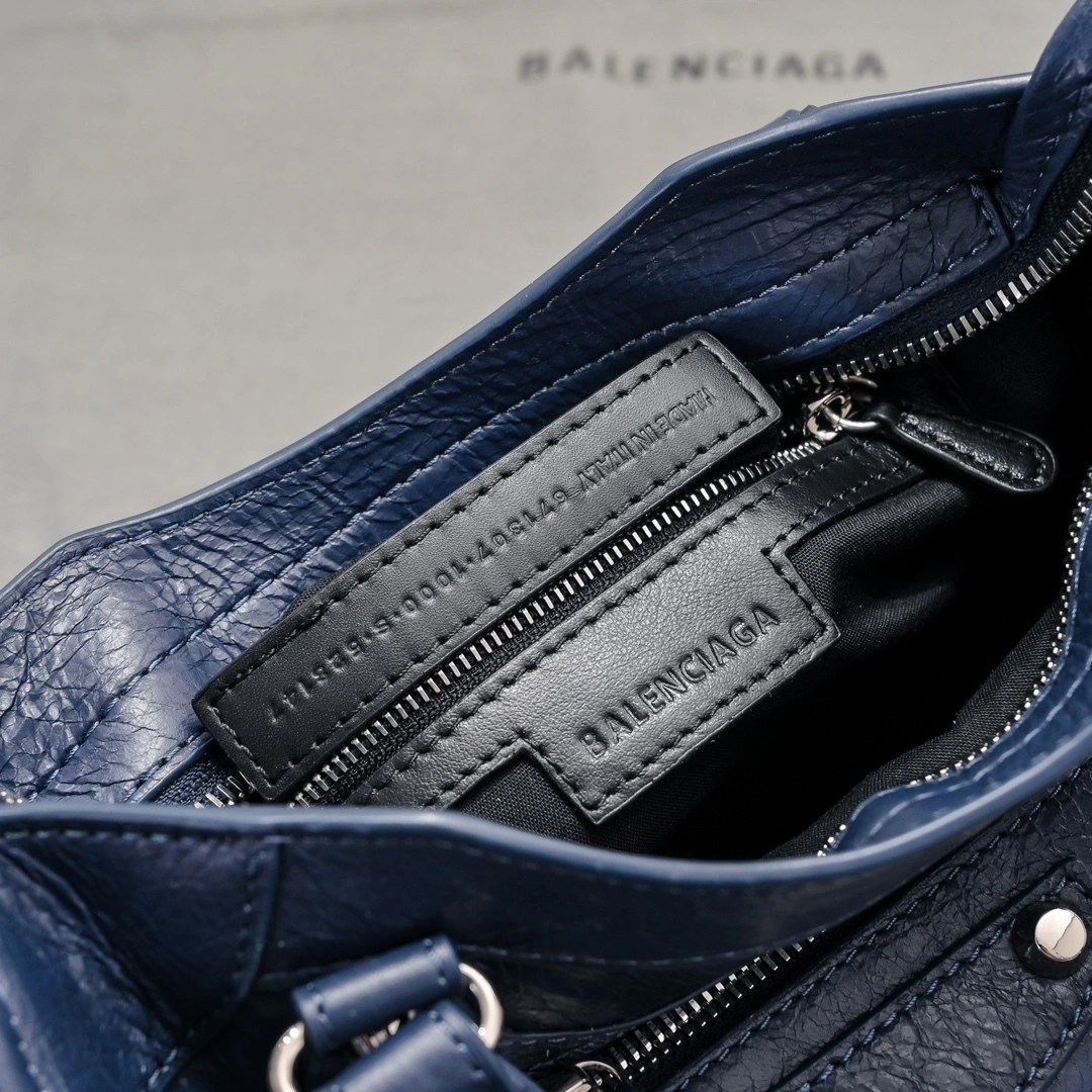 GoAnywhere Balenciaga 2024 Lie City Studded Motorcycle Bag 61006
