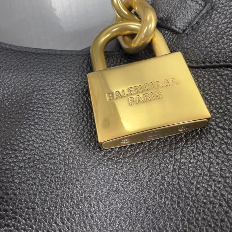 TechFriendly Balenciaga 2024 Lock Charm  Hobo Bag 72576
