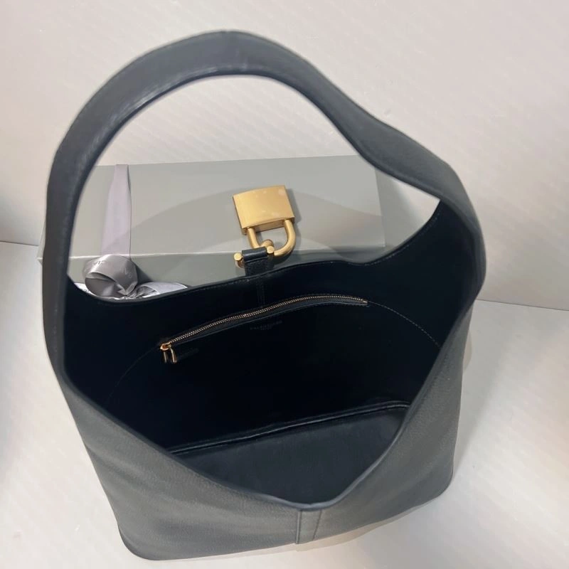 Balenciaga 2024 Lock Ornament  Hobo Bag Colorful 70061