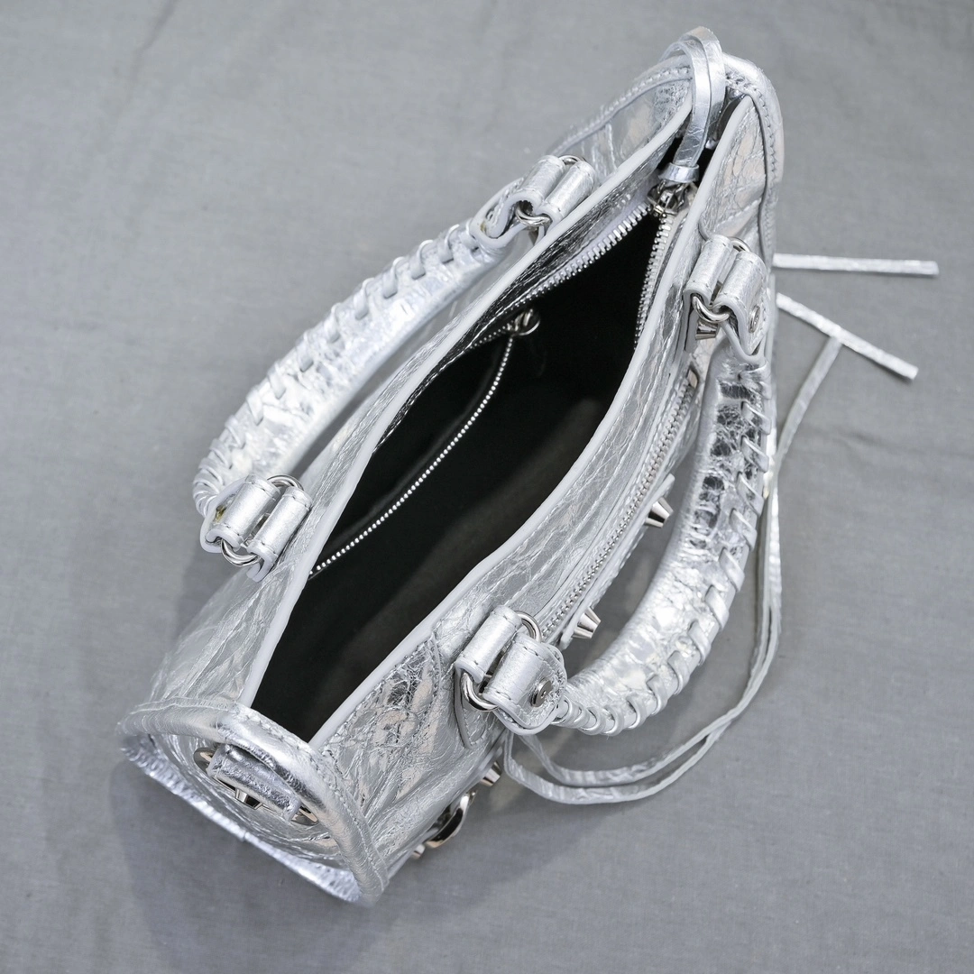 Breathable Balenciaga 2024 Retro  City Motorcycle Bag 60999