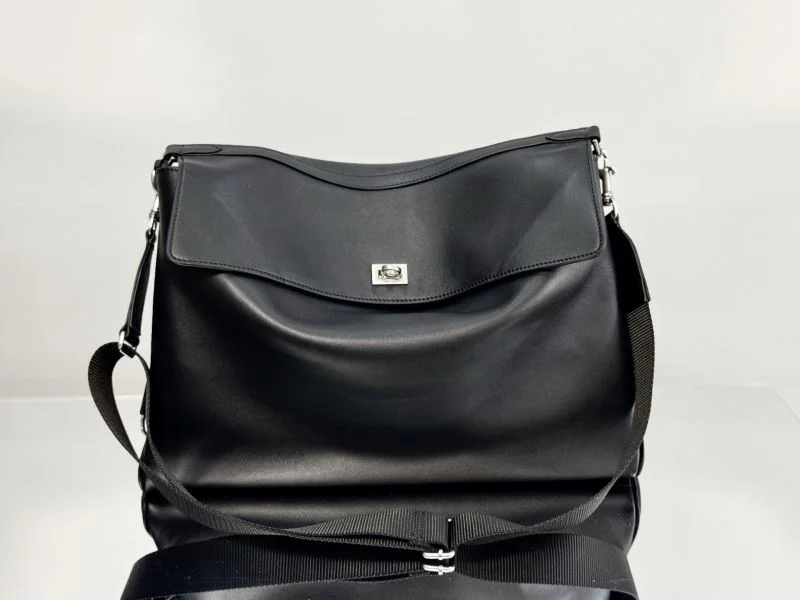 Comfortable Balenciaga 2025 Mens  Black Rodeo Messenger Bag 38253