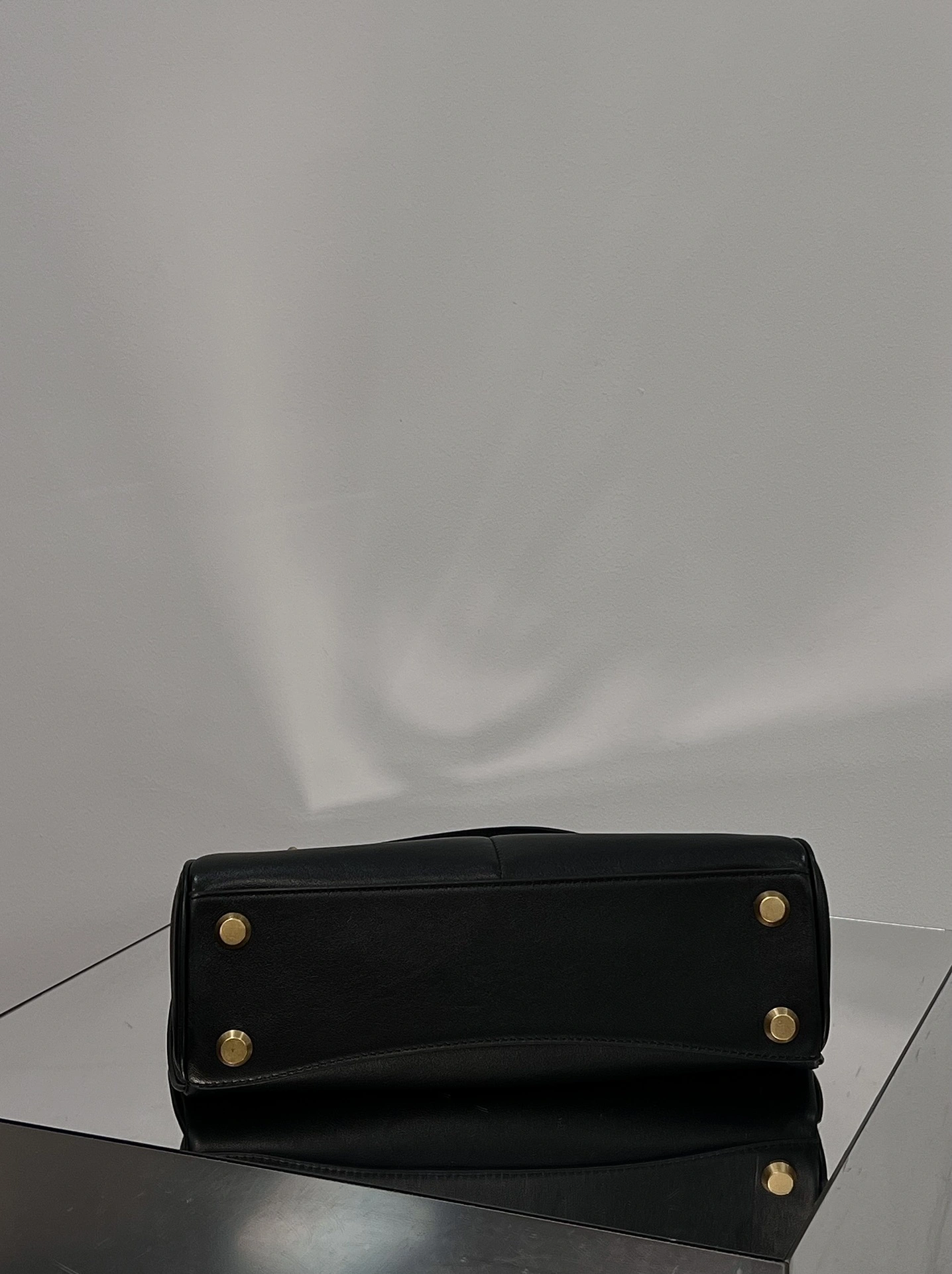 Upgraded Balenciaga 24S Black Gold Slouchy Handbag -  Elegance Redefined 72561