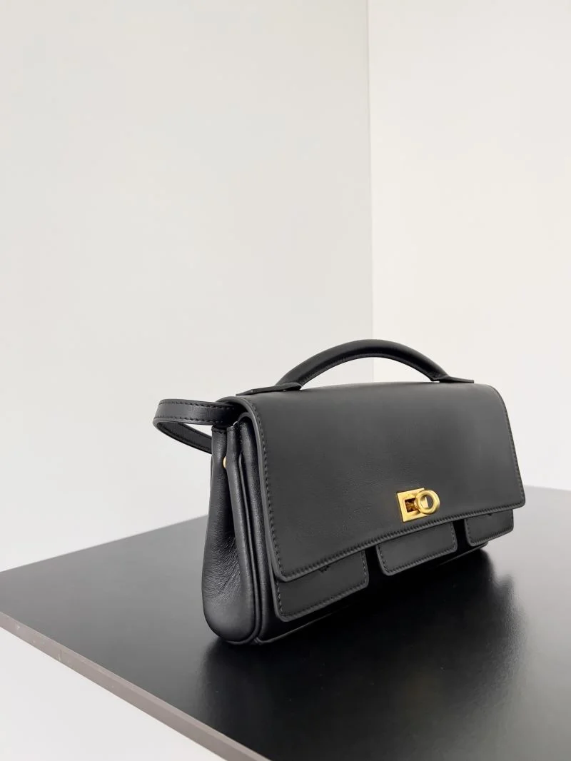 Balenciaga Air Series Convertible Shoulder Strap Clutch Bag Lightweight 38219