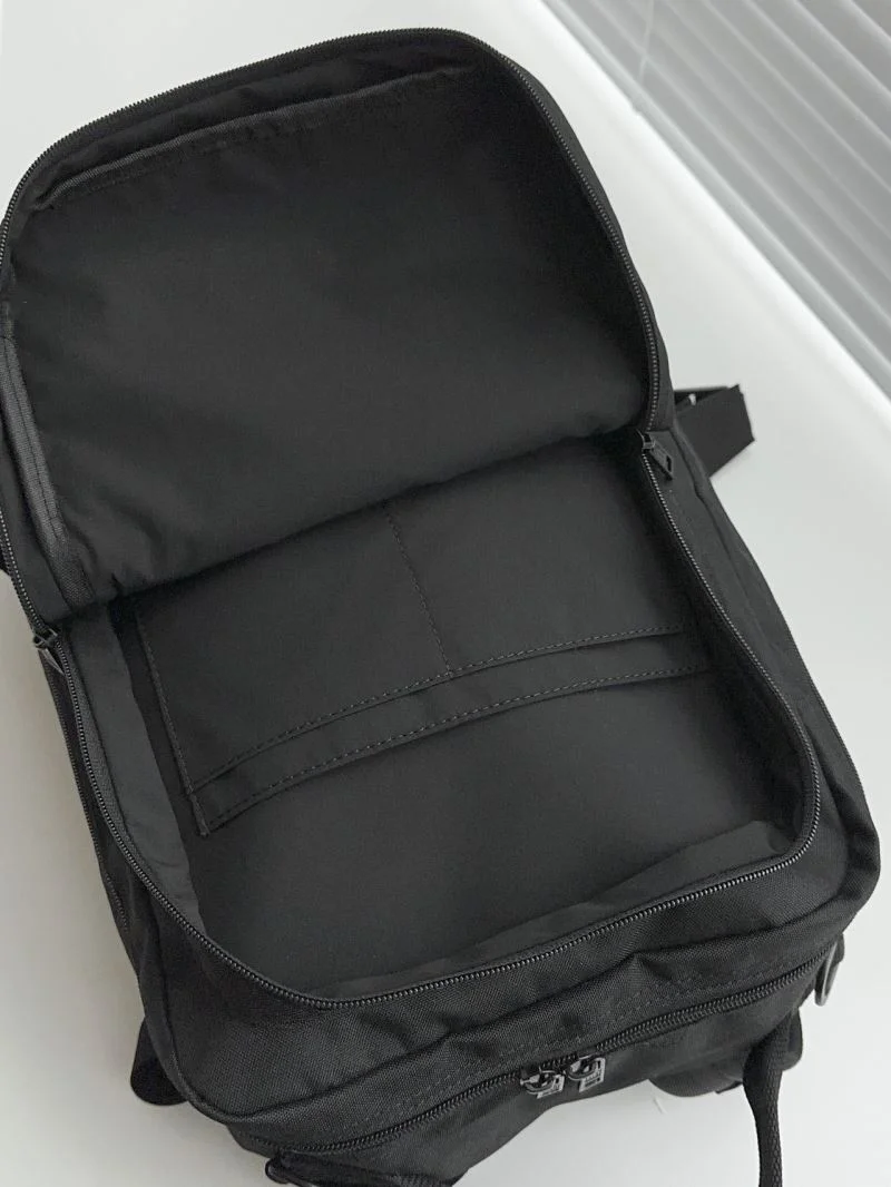 QuickDry Balenciaga Army SPACE Black Nylon Multi-Compartment Backpack 38324