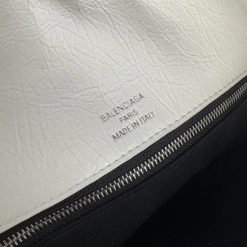 Balenciaga BB  Large White Underarm Chain Bag - Model Youthful 75258