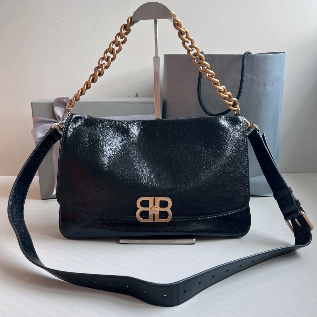 Timeless Balenciaga BB  Series Large Chain Underarm Bag - Fall 60873