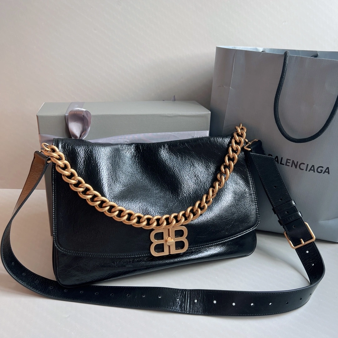 Timeless Balenciaga BB  Series Large Chain Underarm Bag - Fall 60873