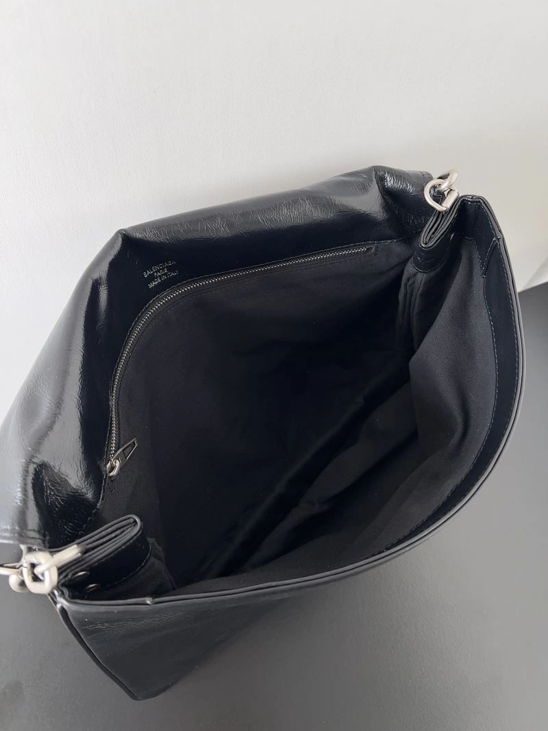 OdorResistant Balenciaga BB Solt Peach Lambskin Convertible Shoulder Bag 78586
