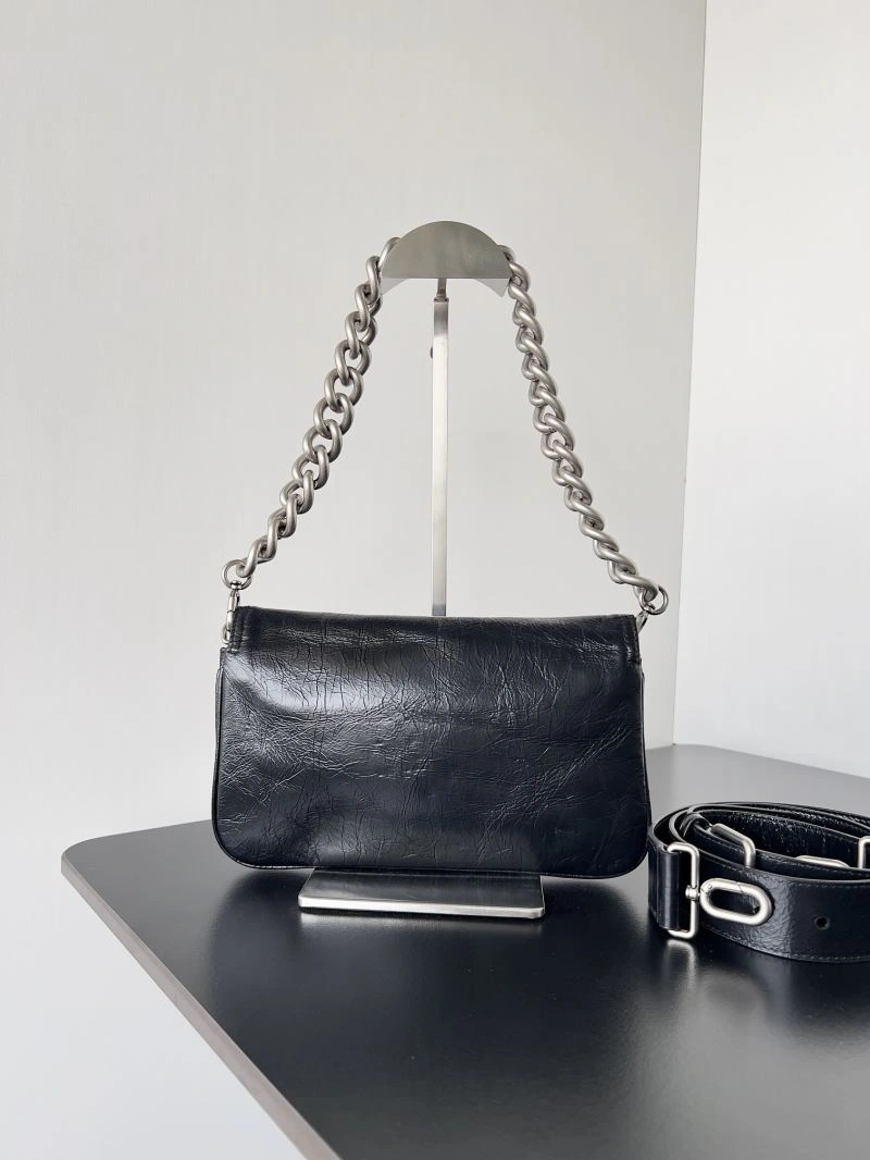 Balenciaga BB Solt Peach Lambskin Crossbody Bag 23Fall Popular 78600