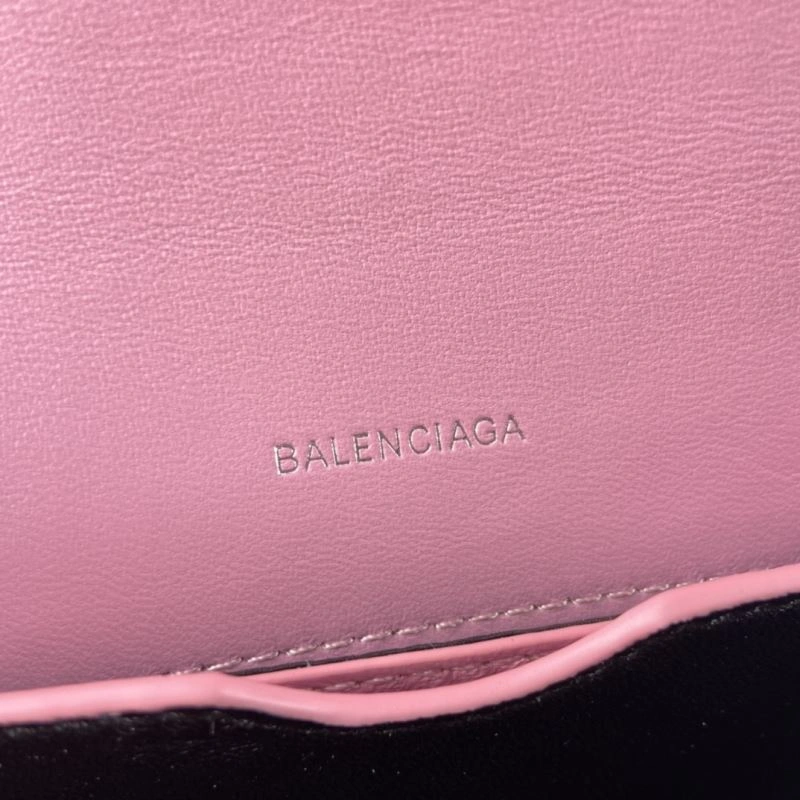 Sophisticated Balenciaga Barbie Pink Crocodile Big B Tofu Bag 78324